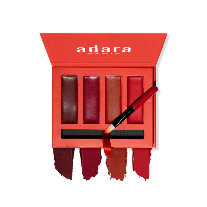 ADARA PALETA DE LABIALES JUICY LIPS 02 CEREZA