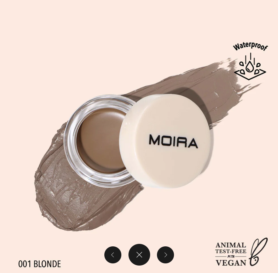 MOIRA POMADA PARA CEJAS DEFINE Y MOLDEA 001 BLONDE