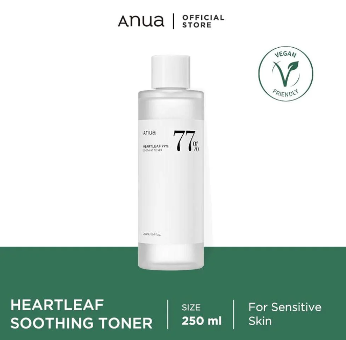 ANUA TONICO CALMANTE HEARTLEAF 77% SOOTING TONER 500 ML