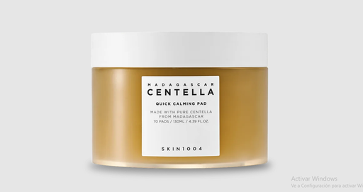 SKIN 1004 TONICO EN PADS CALMANTES MADAGASCAR CENTELLA  QUICK CALMING PAD 70 PZAS