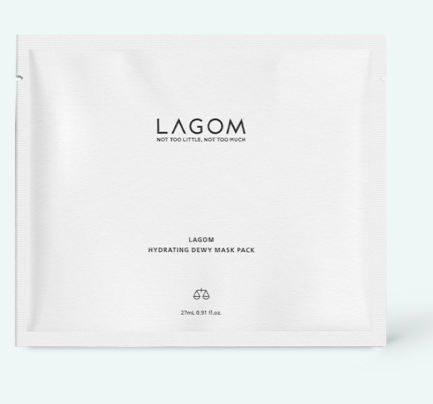 LAGOM MASCARILLA FACIAL HIDRATANTE DE HOJA DE BAMBU