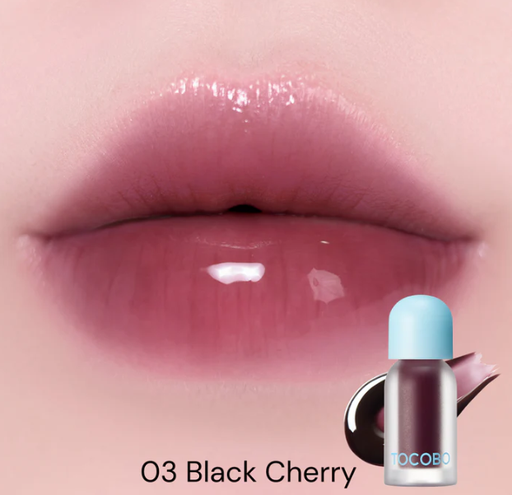 [8809835060683] TOCOBO BALSAMO LABIAL JUICY BERRY PLUMPING LIP OIL 03 BLACK CHERRY