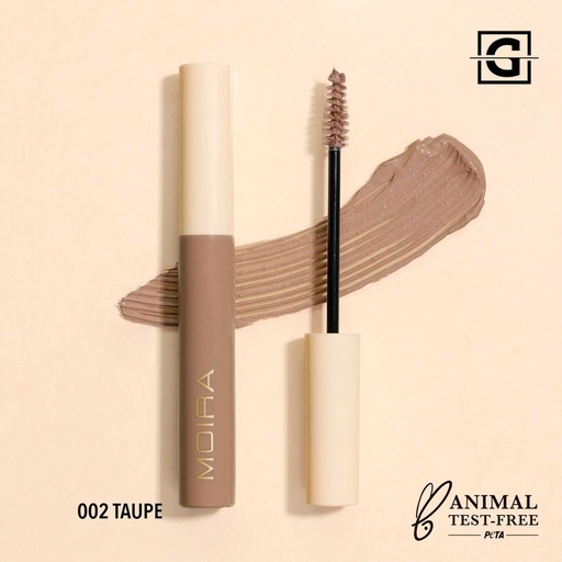 [840222301208 BMS002] MOIRA MASCARA PARA CEJAS DEFYING 002 TAUPE