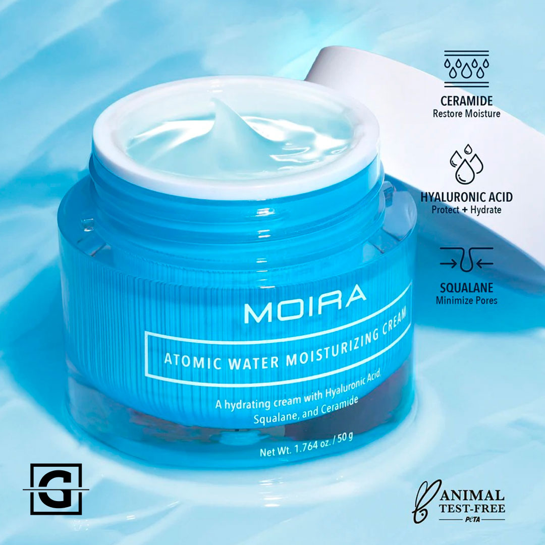 Moira Hidratante Facial Con Acido Hialuronico Y Ceramidas Atomic Water