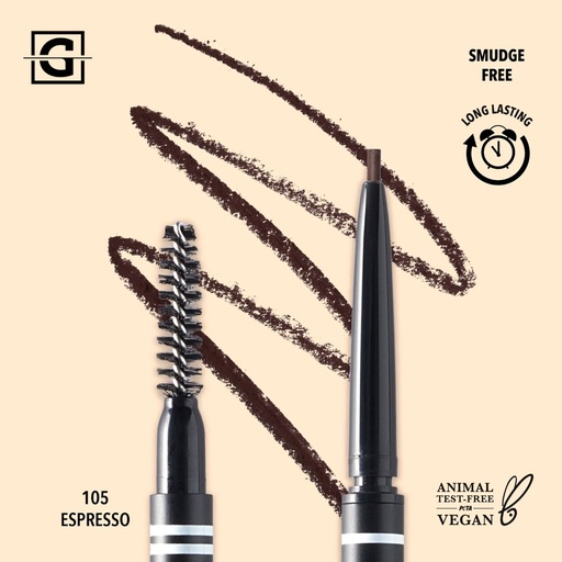 MOIRA DELINEADOR PARA CEJAS FINE BROW PENCIL 105 ESPRESSO