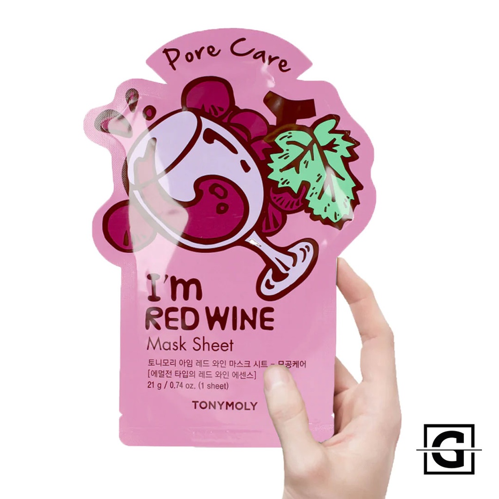 TONYMOLY MASCARILLA FACIAL I´M REAL REDUCTOR DE POROS DE VINO