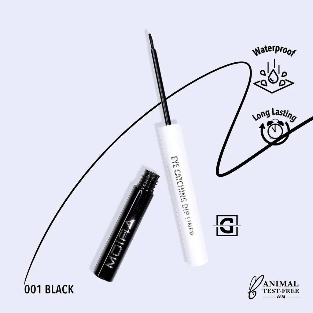 MOIRA DELINEADOR PARA OJOS EYE CATCHING DIP LINER 001 BLACK