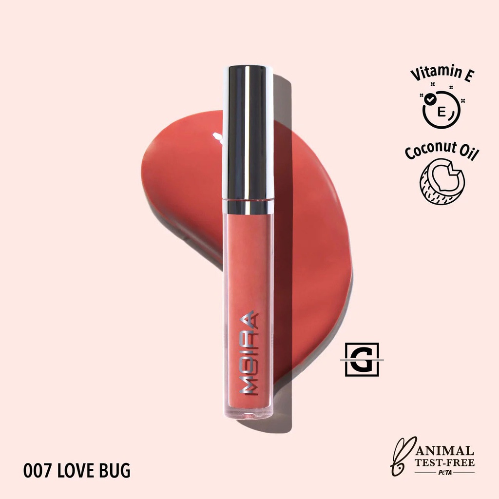 MOIRA GLOSS AFFAIR LIP 007 LOVE BUG