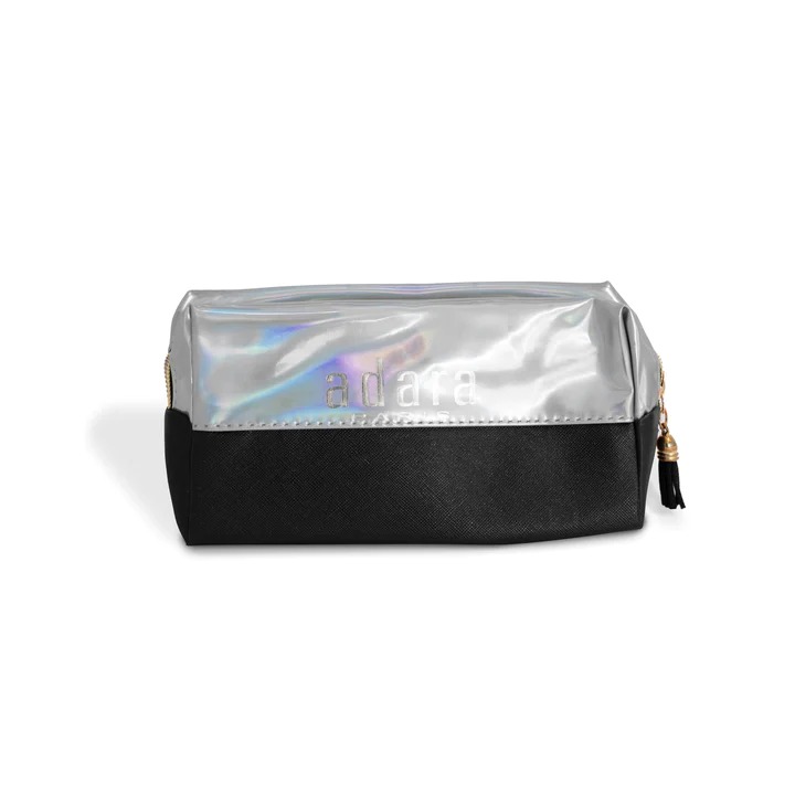 ADARA BOLSA COSMETIQUERA INDIVIDUAL 02 PLATA TORNASOL