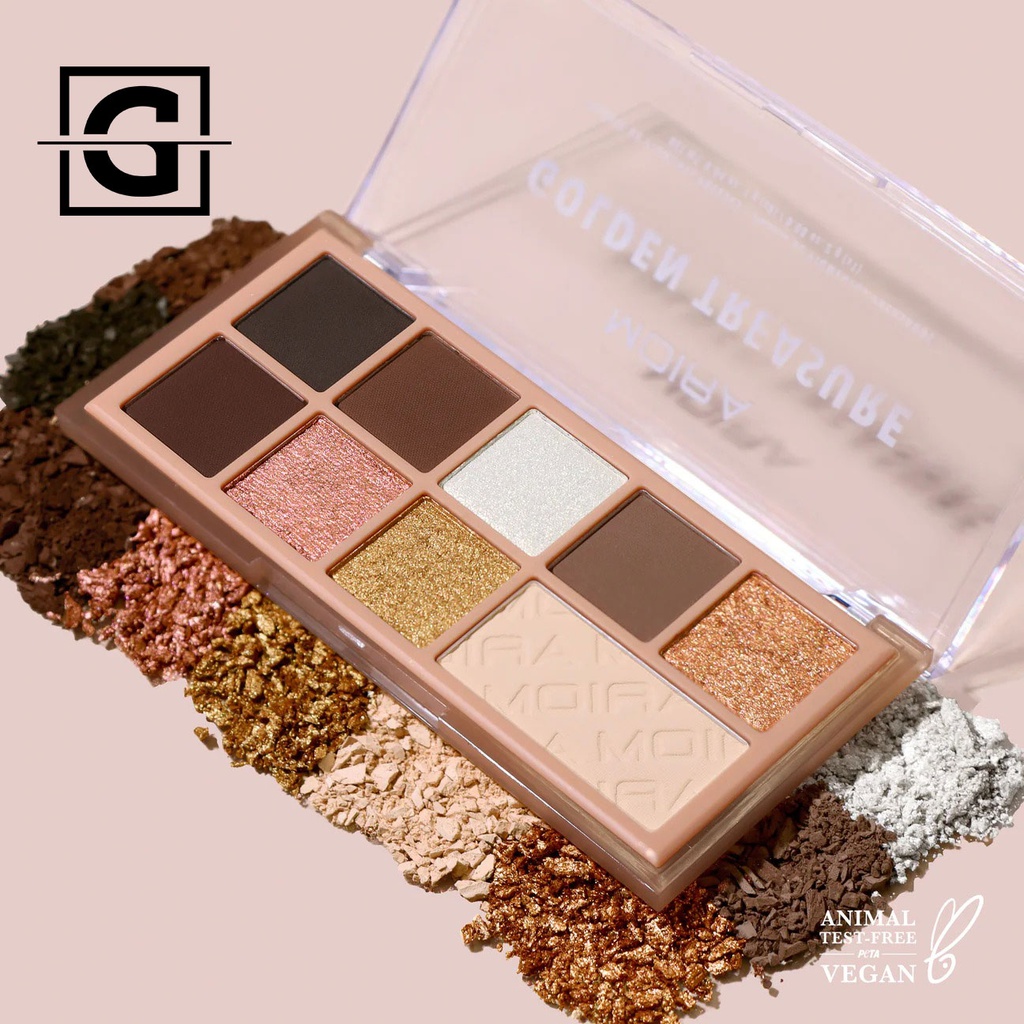 MOIRA PALETA DE SOMBRAS 003 GOLDEN TREASURE