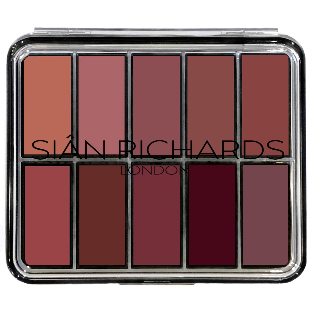 SIAN RICHARDS LONDON PALETA DE LABIALES Y RUBOR NUDISM LIPWEAR