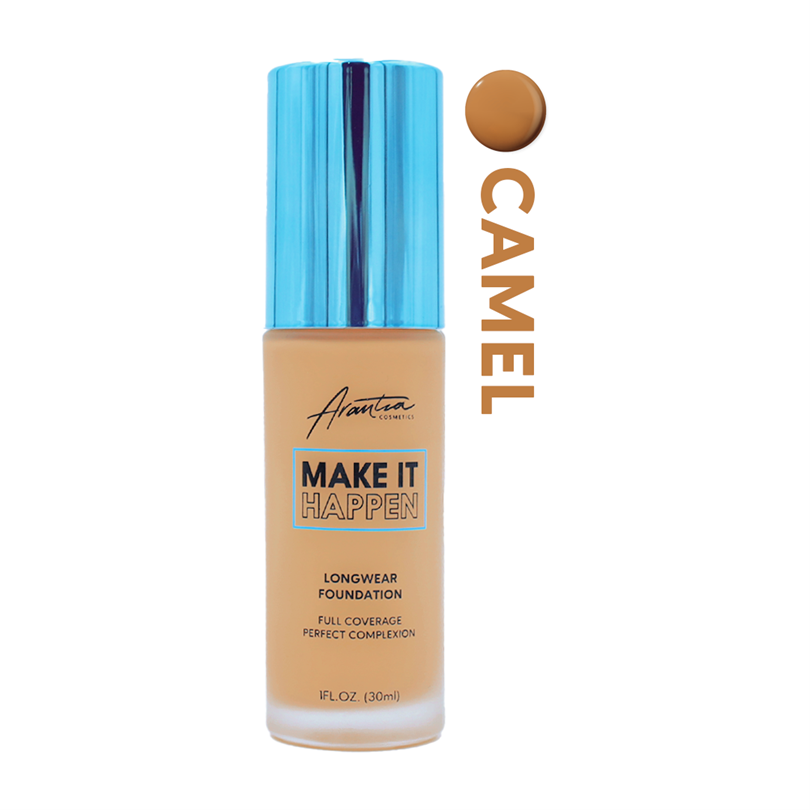 ARANTZA BASE DE MAQUILLAJE MAKE IT HAPPEN A12 CAMEL