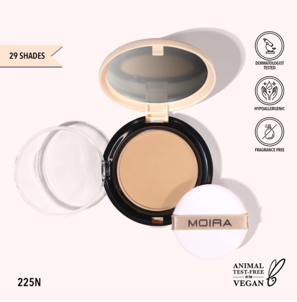 MOIRA BASE DE MAQUILLAJE EN POLVO COMPLETE WEAR POWDER FOUNDATION 225N