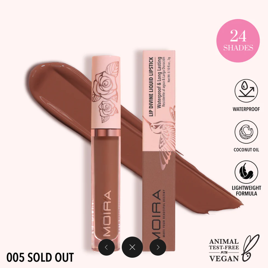 MOIRA LABIAL LIQUIDO INDELEBLE LIP DIVINE 005 SOLD OUT