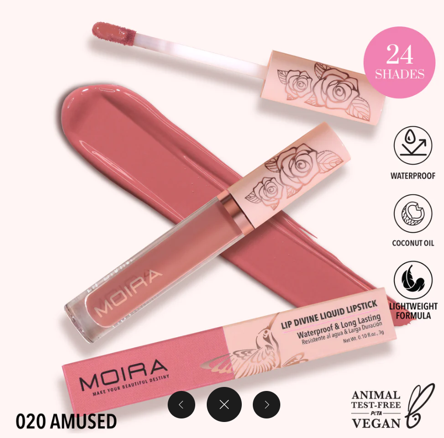 MOIRA LABIAL LIQUIDO INDELEBLE LIP DIVINE 020 AMUSED