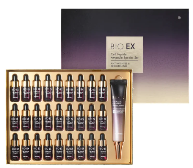 TONYMOLY SET PREMIUM DE SUEROS Y CONTORNO DE OJOS PARA LINEAS DE EXPRESION PROFUNDAS BIO EX CELL PEPTIDE