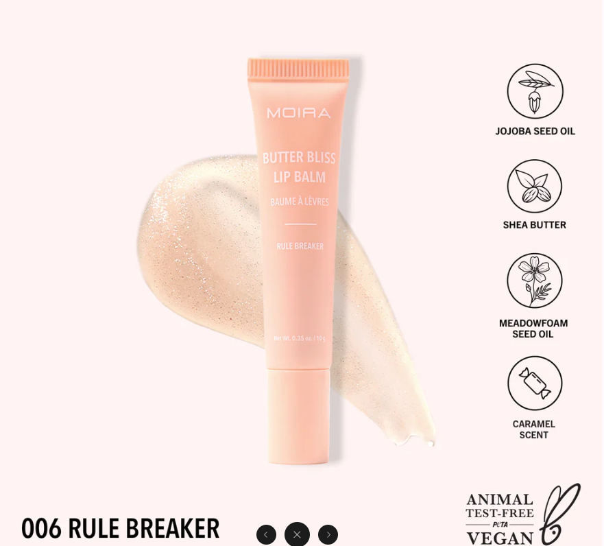 MOIRA BALSAMO LABIAL BUTTER BLISS 006 RULE BREAKER