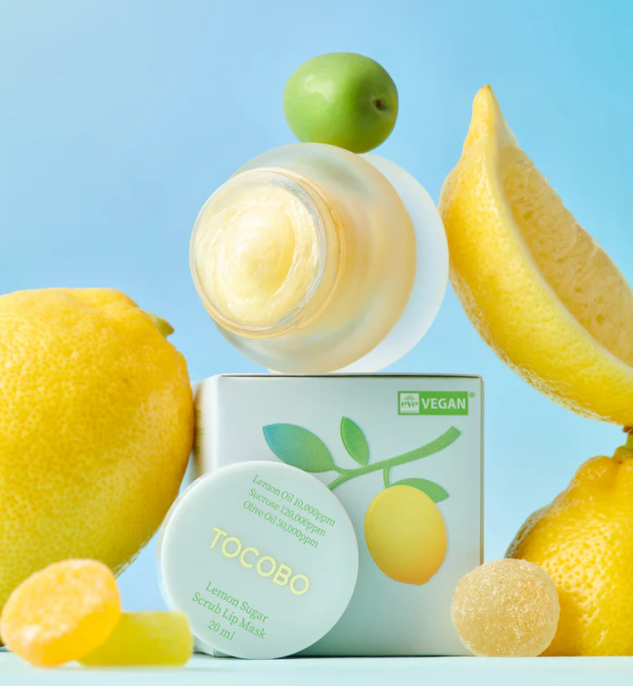 TOCOBO EXFOLIANTE PARA LABIOS LEMON SUGAR SCRUB LIP MASK 20 ML