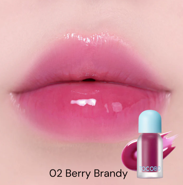 TOCOBO BALSAMO LABIAL JUICY BERRY PLUMING LIP OIL 02 BERRY BRANDY