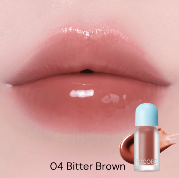 TOCOBO BALSAMO LABIAL JUICY BERRY PLUMING LIP OIL 04 BITTER BROWN