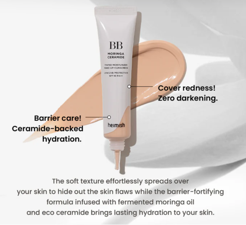 HEIMISH BB CREAM MORINGA MAKE UP SPF 30 PA++ MEDIUM 25