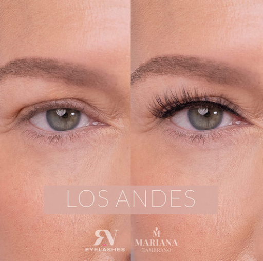 [763600000375 ANDES] RV EYELASHES PESTAÑAS PREMIUM EDITION MARIANA ZAMBRANO 100% SEDA LOS ANDES