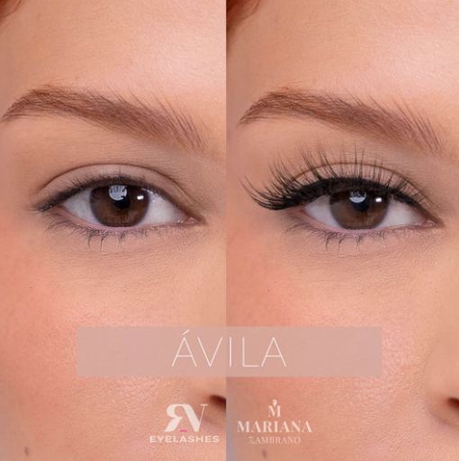 [763600000376 AVILA] RV EYELASHES PESTAÑAS PREMIUM EDITION MARIANA ZAMBRANO 100% SEDA AVILA