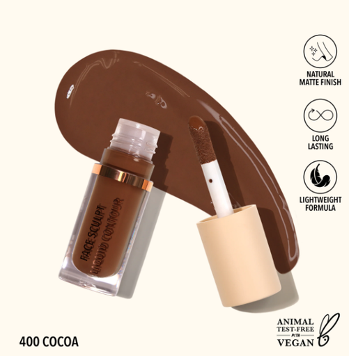 [840222305909 FLC400] MOIRA CONTORNO LIQUIDO FACE SCULPT LIQUID CONTOUR 400 COCOA