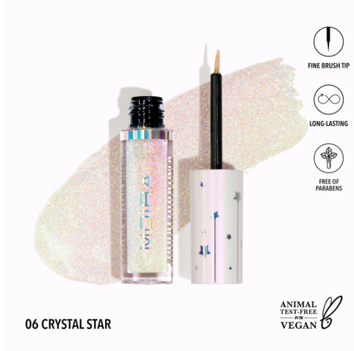 [840222305299 GGL006] MOIRA DELINEADOR GLITTER LINER 006 CRYSTAL STAR