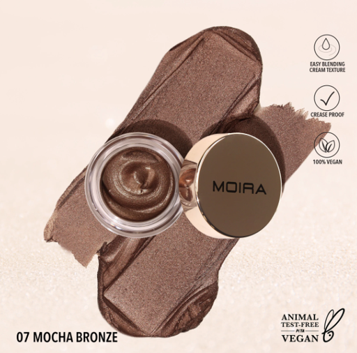 [840222307194 ESC007] MOIRA SOMBRA EN CREMA EVERLUST SHIMMER 007 MOCHA BRONZE