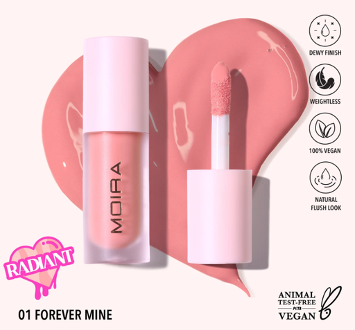 [840222306388 LLB001] MOIRA RUBOR LIQUIDO LOVE STEADY LIQUID BLUSH 001 FOREVER MINE