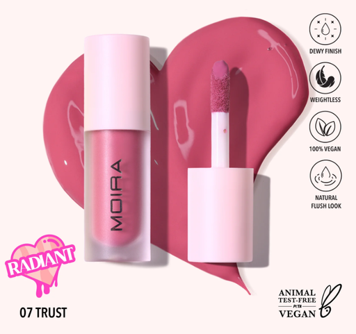 [840222306449 LLB007] MOIRA RUBOR LIQUIDO LOVE STEADY LIQUID BLUSH 007 TRUST