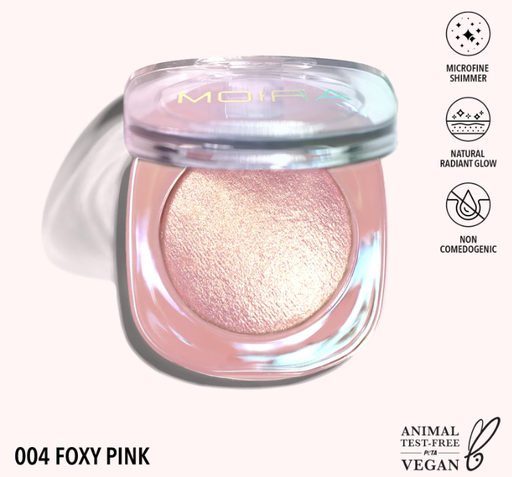 [840222308948 DHL004] MOIRA ILUMINADOR DREAMLIGHT HIGHLIGHTER 004 FOXY PINK