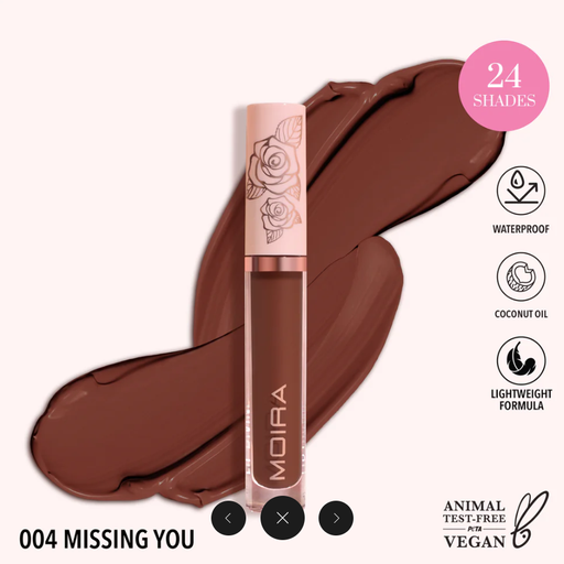 [816180029980 LDV004] MOIRA LABIAL LIQUIDO INDELEBLE LIP DIVINE 004 MISSING YOU