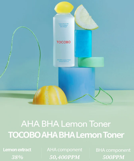 [8809835060003] TOCOBO TONICO AHA BHA LEMON TONER 150 ML