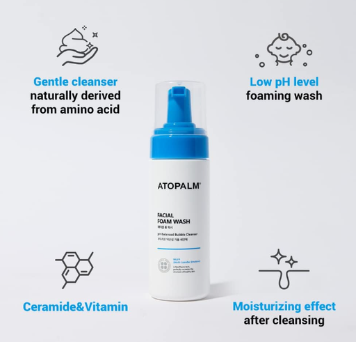 [8809048410503] ATOPALM ESPUMA LIMPIADORA FACIAL PARA PIEL SENSIBLE FOAM WASH PH BALANCED