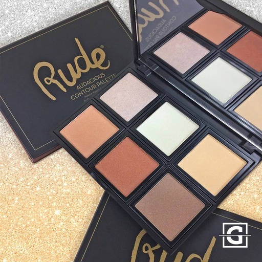 [764210655473] RUDE COSMETICS PALETA DE CONTORNOS AUDACIOUS CONTOUR